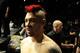 May 26, 2012; Las Vegas, NV, USA; Dan Hardy before the start of the match against Duane Ledwig (not pictured) during UFC 146 at the MGM Grand Garden event center. Mandatory Credit: Ron Chenoy-US PRESSWIRE