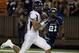 *ALOHA MEANS GOOD-BYE: SR WR Jeremy Tabuyo hauls in one of his four TD passes in a volcanic offensive explosion in our 50th state Friday night.