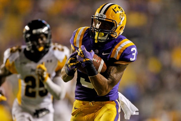 Beckham Jr. Comes Up Big in the Passing Game, Helps LSU Survive a Scare