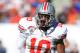 JACKSONVILLE, FL - JANUARY 02: Ryan Shazier #10 of Ohio State Buckeyes is seen on the field during the TaxSlayer.com Gator Bowl against the Florida Gators at EverBank Field on January 2, 2012 in Jacksonville, Florida. (Photo by Scott Halleran/Getty Images)