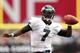 GLENDALE, AZ - SEPTEMBER 23: Quarterback Michael Vick #7 of the Philadelphia Eagles throws a pass during the NFL game against the Arizona Cardinals at the University of Phoenix Stadium on September 23, 2012 in Glendale, Arizona. The Carindals defeated the Eagles 27-6. (Photo by Christian Petersen/Getty Images)