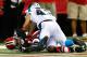Roddy White (84) scored twice in the first half against the Panthers.