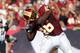 September 30, 2012; Tampa, FL, USA; Washington Redskins running back Alfred Morris (46) reacts after he scored a touchdown against the Tampa Bay Buccaneers during the first half at Raymond James Stadium. Mandatory Credit: Kim Klement-US PRESSWIRE