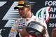 MONZA, ITALY - SEPTEMBER 09: Lewis Hamilton of Great Britain and McLaren celebrates on the podium after winning the Italian Formula One Grand Prix at the Autodromo Nazionale di Monza on September 9, 2012 in Monza, Italy. (Photo by Andrew Hone/Getty Images)