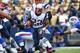 ORCHARD PARK, NY - SEPTEMBER 30: Stevan Ridley #22 of the New England Patriots carries the ball during an NFL game against the Buffalo Bills at Ralph Wilson Stadium on September 30, 2012 in Orchard Park, New York. (Photo by Tom Szczerbowski/Getty Images)