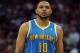 LOS ANGELES, CA - APRIL 22: Eric Gordon #10 of the New Orleans Hornets during the game against the Los Angeles Clippers at Staples Center on April 22, 2012 in Los Angeles, California. NOTE TO USER: User expressly acknowledges and agrees that, by downloading and or using this photograph, User is consenting to the terms and conditions of the Getty Images License Agreement. (Photo by Harry How/Getty Images)