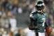 PHILADELPHIA, PA - SEPTEMBER 30: Quarterback Michael Vick #7 of the Philadelphia Eagles prior to a game against the New York Giants at Lincoln Financial Field on September 30, 2012 in Philadelphia, Pennsylvania. (Photo by Alex Trautwig/Getty Images)