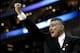 PITTSBURGH, PA - MARCH 15: Head coach Frank Martin of the Kansas State Wildcats reacts against the Southern Miss Golden Eagles during the second round of the 2012 NCAA Men's Basketball Tournament at Consol Energy Center on March 15, 2012 in Pittsburgh, Pennsylvania. (Photo by Jared Wickerham/Getty Images)