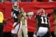 ATLANTA, GA - SEPTEMBER 30: Roddy White #84 of the Atlanta Falcons reacts after his touchdown against the Carolina Panthers with Julio Jones #11 at Georgia Dome on September 30, 2012 in Atlanta, Georgia. (Photo by Kevin C. Cox/Getty Images)