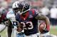 HOUSTON, TX- SEPTEMBER 30: Arian Foster #23 of the Houston Texans rushes against the Tennessee Titans on September 30, 2012 at Reliant Stadium in Houston, Texas. Houston Texans won 38 to 14. (Photo by Thomas B. Shea/Getty Images)