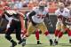 CINCINNATI, OH - SEPTEMBER 25: Anthony Davis #76 of the San Francisco 49ers blocks against the Cincinnati Bengals at Paul Brown Stadium on September 25, 2011 in Cincinnati, Ohio. (Photo by Jamie Sabau/Getty Images)