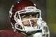 NORMAN, OK - SEPTEMBER 22: Quarterback Landry Jones #12 of the Oklahoma Sooners looks at the scoreboard during the game against the Kansas State Wildcats on September 22, 2012 at Gaylord Family-Oklahoma Memorial Stadium in Norman, Oklahoma. Kansas State beat Oklahoma 24-19. (Photo by Brett Deering/Getty Images)