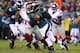 PHILADELPHIA, PA - SEPTEMBER 30: Michael Vick #7 of the Philadelphia Eagles scrambles against the New York Giants during their game at Lincoln Financial Field on September 30, 2012 in Philadelphia, Pennsylvania. (Photo by Al Bello/Getty Images)