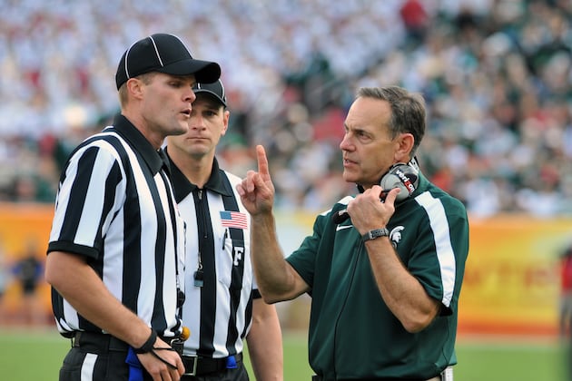Dantonio Not Bothered by Video of Rough Play Against Ohio State