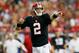 ATLANTA, GA - SEPTEMBER 30: Matt Ryan #2 of the Atlanta Falcons looks to the officials for a call against the Carolina Panthers at Georgia Dome on September 30, 2012 in Atlanta, Georgia. (Photo by Kevin C. Cox/Getty Images)