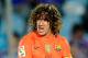 GETAFE, SPAIN - SEPTEMBER 15: Carles Puyol of FC Barcelona leaves the pitch during the La Liga match between Getafe CF and FC Barcelona at Coliseum Alfonso Perez on September 15, 2012 in Getafe, Spain. (Photo by Gonzalo Arroyo Moreno/Getty Images)