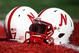 Jan 2, 2012; Orlando, FL, USA; A pair of Nebraska Cornhuskers helmets rest on the field prior to the start of the game against the South Carolina Gamecocks for the 2012 Capital One Bowl at the Citrus Bowl. Mandatory Credit: Douglas Jones-US PRESSWIRE