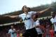SOUTHAMPTON, ENGLAND - SEPTEMBER 02: Robin Van Persie of Manchester United celebrates the winning goal during the Barclays Premier League match between Southampton and Manchestrer United at St Mary's Stadium on September 2, 2012 in Southampton, England. (Photo by Jamie McDonald/Getty Images)