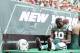 EAST RUTHERFORD, NJ - SEPTEMBER 30: Santonio Holmes #10 of the New York Jets is carted off the field in the second half against the San Francisco 49ers on September 30, 2012 at MetLife Stadium in East Rutherford, New Jersey.The San Francisco 49ers defeated the New York Jets 34-0. (Photo by Elsa/Getty Images)