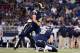 ST. LOUIS, MO - SEPTEMBER 30: Kicker Greg Zuerlein #4 of the St. Louis Rams kicks a field goal during the game against the Seattle Seahawks at the Edward Jones Dome on September 30, 2012 in St. Louis, Missouri. The Rams beat the Seahawks 19-13. (Photo by David Welker/Getty Images)