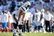 SAN DIEGO, CA - SEPTEMBER 16: Jackie Battle #44 of the San Diego Chargers waits for a play in the backfield during the game against the Tennessee Titans at Qualcomm Stadium on September 16, 2012 in San Diego, California. (Photo by Harry How/Getty Images)