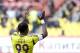 MOSCOW, RUSSIA - APRIL 22: Samuel Eto'o of FC Anzhi Makhachkala celebrates after scoring a goal during the Russian Football League Championship match between FC Spartak Moscow and FC Anzhi Makhachkala at the Luzhniki Stadium on April 22, 2012 in Moscow, Russia. (Photo by Dmitry Korotayev/Epsilon/Getty Images)