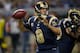 ST. LOUIS, MO - SEPTEMBER 30: Quarterback Sam Bradford #8 of the St. Louis Rams prepares to throw the ball during the game against the Seattle Seahawks at the Edward Jones Dome on September 30, 2012 in St. Louis, Missouri. (Photo by David Welker/Getty Images)