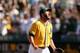 OAKLAND, CA - OCTOBER 03: Ryan Cook #48 of the Oakland Athletics reacts after he struck out Mike Napoli #25 of the Texas Rangers to end the seventh inning at O.co Coliseum on October 3, 2012 in Oakland, California. (Photo by Ezra Shaw/Getty Images)