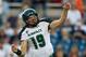 September 28, 2012; Provo, UT, USA; Hawaii Warriors quarterback Sean Schroeder (19) throws a pass during the first quarter against the Brigham Young Cougars at Lavell Edwards Stadium. Mandatory Credit: Russ Isabella-US PRESSWIRE