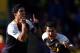 NORWICH, ENGLAND - SEPTEMBER 29: Luis Suarez of Liverpool celebrates scoring their first goal during the Barclays Premier League match between Norwich City and Liverpool at Carrow Road on September 29, 2012 in Norwich, England. (Photo by Julian Finney/Getty Images)
