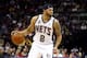 NEWARK, NJ - APRIL 14: Deron Williams #8 of the New Jersey Nets looks to pass the ball against the Boston Celtics at Prudential Center on April 14, 2012 in Newark, New Jersey. NOTE TO USER: User expressly acknowledges and agrees that, by downloading and or using this photograph, User is consenting to the terms and conditions of the Getty Images License Agreement. (Photo by Chris Chambers/Getty Images)