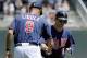 MINNEAPOLIS, MN - JUNE 27: Steve Liddle #9 of the Minnesota Twins congratulates Brian Dozier #20 on a solo home run against the Chicago White Sox during the fifth inning on June 27, 2012 at Target Field in Minneapolis, Minnesota. (Photo by Hannah Foslien/Getty Images)