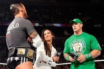 AJ LEE AND BOOKER T