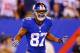 EAST RUTHERFORD, NJ - SEPTEMBER 05: wide receiver Domenik Hixon #87 of the New York Giants reacts after a catch in the third quarter against the Dallas Cowboys during the 2012 NFL season opener at MetLife Stadium on September 5, 2012 in East Rutherford, New Jersey. (Photo by Al Bello/Getty Images)