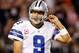 ARLINGTON, TX - OCTOBER 01: Tony Romo #9 of the Dallas Cowboys walks off the field after throwing his fifth interception against the Chicago Bears at Cowboys Stadium on October 1, 2012 in Arlington, Texas. The Chicago Bears beat the Dallas Cowboys 34-18. (Photo by Tom Pennington/Getty Images)