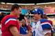 HONOLULU, HI - JANUARY 29: Philip Rivers #17 of the San Diego Chargers and Drew Brees #9 of the New Orleans Saints shake hands after the 2012 NFL Pro Bowl at Aloha Stadium on January 29, 2012 in Honolulu, Hawaii. (Photo by Kent Nishimura/Getty Images)
