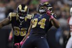 Rams' D Forces 9 Sacks in Upset Over Unbeaten Cards 