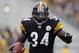 PITTSBURGH, PA - DECEMBER 24: Rashard Mendenhall #34 of the Pittsburgh Steelers carries the ball against the St. Louis Rams during the game on December 24, 2011 at Heinz Field in Pittsburgh, Pennsylvania. The Steelers won 27-0. (Photo by Justin K. Aller/Getty Images)