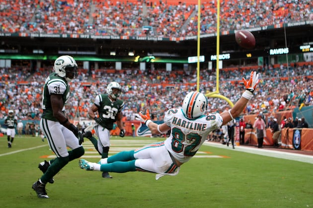 Brian Hartline Took Painful Path to Become NFL's Leading Receiver