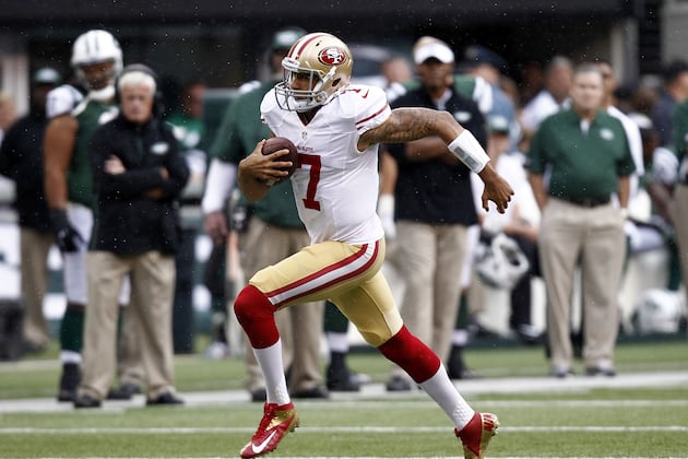 Debate: How Many Touches Will Colin Kaepernick Get vs. the Bills?