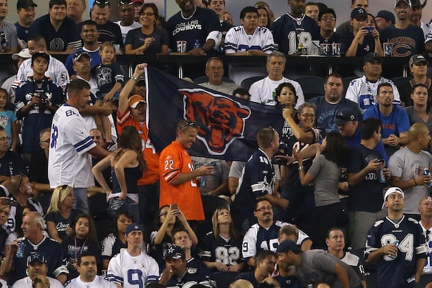 What Homefield Advantage? Bears Say Cowboys Game 'Felt Like a Home Game'