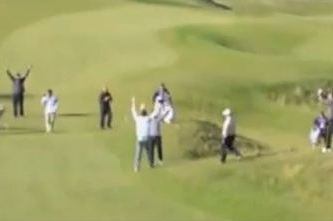 Here's Michael Phelps Sinking a 150-Foot Putt at a Scottish Pro-Am