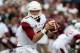 COLLEGE STATION, TX - SEPTEMBER 29: Tyler Wilson #8 of the Arkansas Razorbacks passes against the Texas A&M Aggies at Kyle Field on September 29, 2012 in College Station, Texas. (Photo by Ronald Martinez/Getty Images)