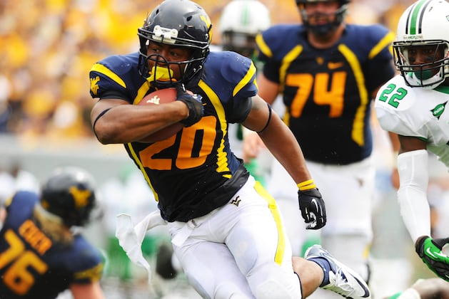 WVU Will Be Without RB Against Texas