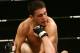 LAS VEGAS - FEBRUARY 29: Jake Ellenberger white trunks black lettering of Team Quest fights against Pat Healy white trunks of Lion's Den during their welterweight bout at The Orleans Arena on February 29, 2008 in Las Vegas, Nevada. (Photo by Ethan Miller/Getty Images)