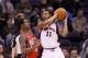 PHOENIX, AZ - JANUARY 13: Markieff Morris #11 of the Phoenix Suns handles the ball during the NBA game against the New Jersey Nets at US Airways Center on January 13, 2012 in Phoenix, Arizona. The Nets defeated the Suns 110-103. NOTE TO USER: User expressly acknowledges and agrees that, by downloading and or using this photograph, User is consenting to the terms and conditions of the Getty Images License Agreement. (Photo by Christian Petersen/Getty Images)