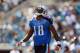 JACKSONVILLE, FL - SEPTEMBER 11: Kenny Britt #18 of the Tennessee Titans reacts after a play during a 16-14 loss to the Jacksonville Jaguars during their season opener at EverBank Field on September 11, 2011 in Jacksonville, Florida. (Photo by Streeter Lecka/Getty Images)