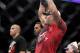Oct 5, 2012; Minneapolis, MN, USA; Antonio Silva raises his arms after defeating Travis Browne (not pictured) in the first round at the UFC on FX 5 at the Target Center. Mandatory Credit: Bruce Kluckhohn-US PRESSWIRE