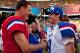 HONOLULU, HI - JANUARY 29: Philip Rivers #17 of the San Diego Chargers and Drew Brees #9 of the New Orleans Saints shake hands after the 2012 NFL Pro Bowl at Aloha Stadium on January 29, 2012 in Honolulu, Hawaii. (Photo by Kent Nishimura/Getty Images)