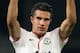 CLUJ-NAPOCA, ROMANIA - OCTOBER 02: Robin van Persie of Manchester United thanks the support after the UEFA Champions League Group H match between CFR 1907 Cluj and Manchester United at the Constantin Radulescu Stadium on October 2, 2012 in Cluj-Napoca, Romania. (Photo by Julian Finney/Getty Images)